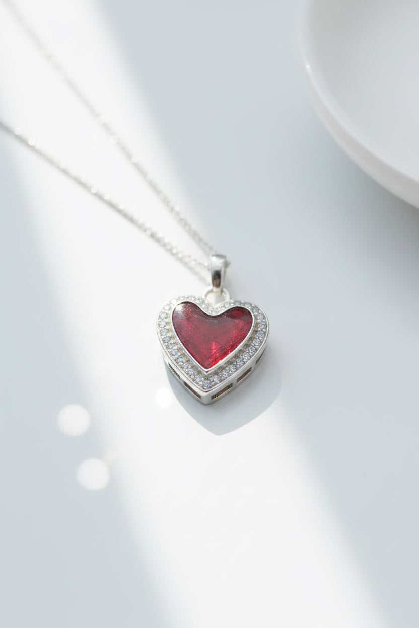 Crystal Heart Pendant