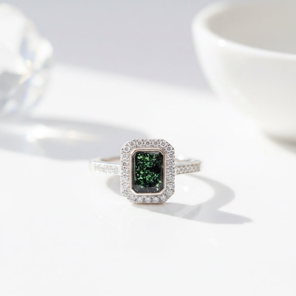 Cushion Halo Ring