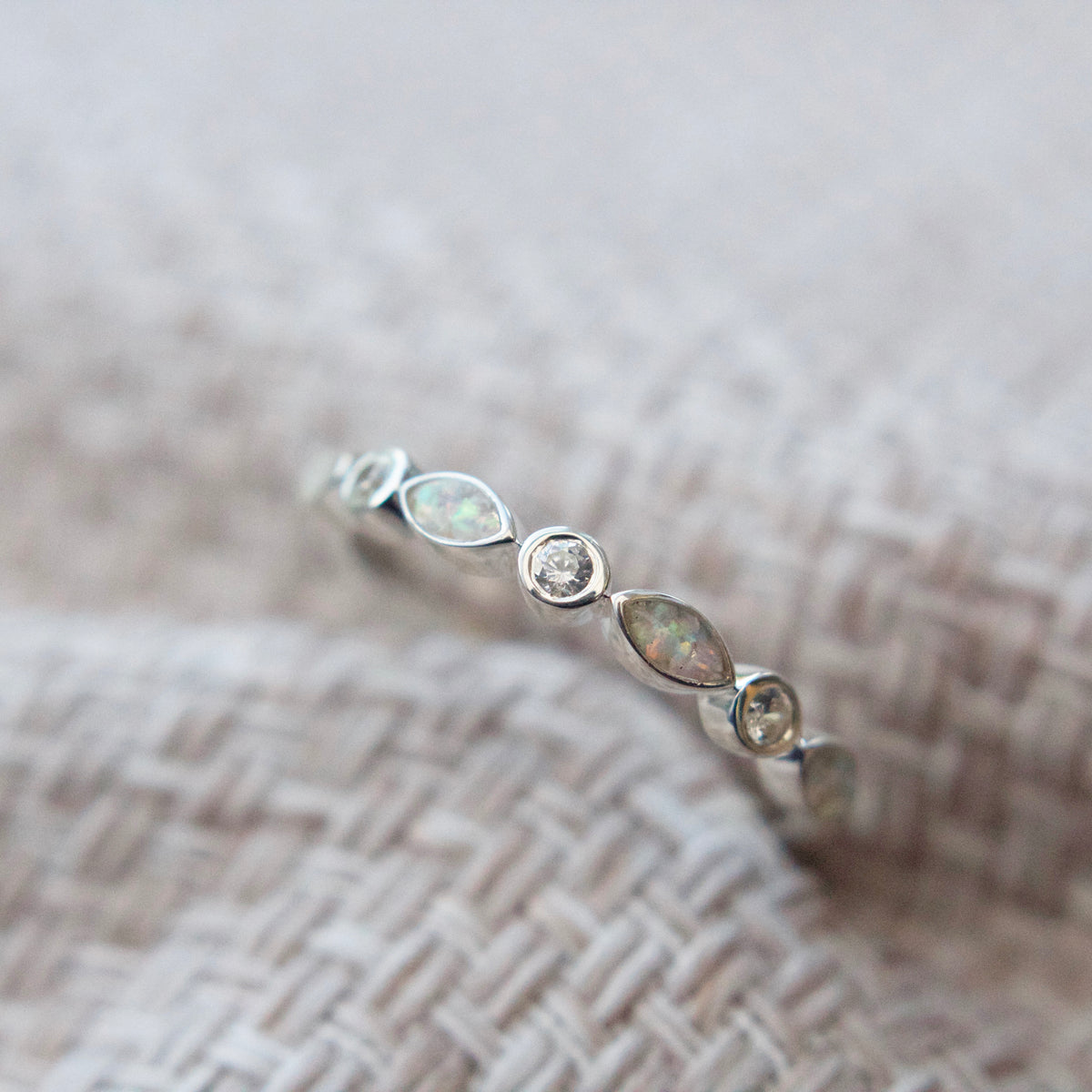 Eternity Opal Ring