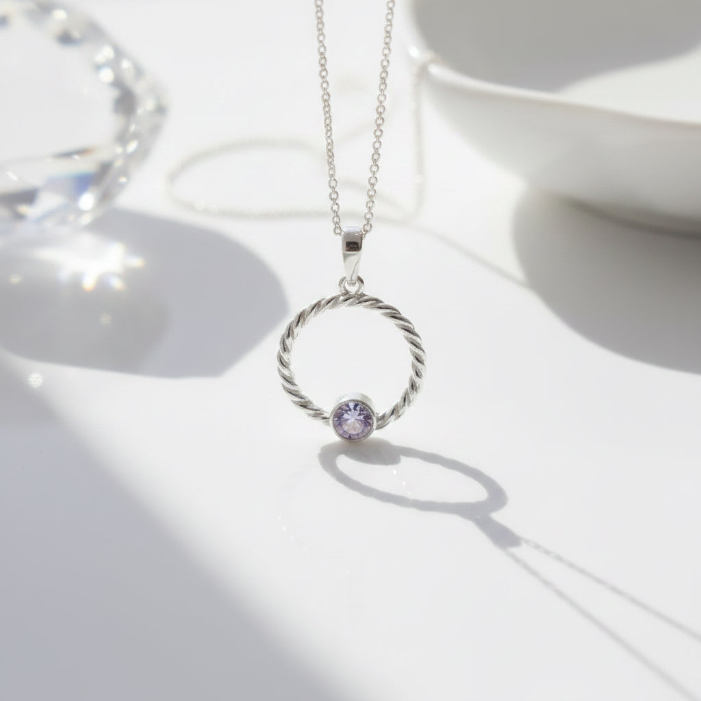 Twisted Circle Pendant