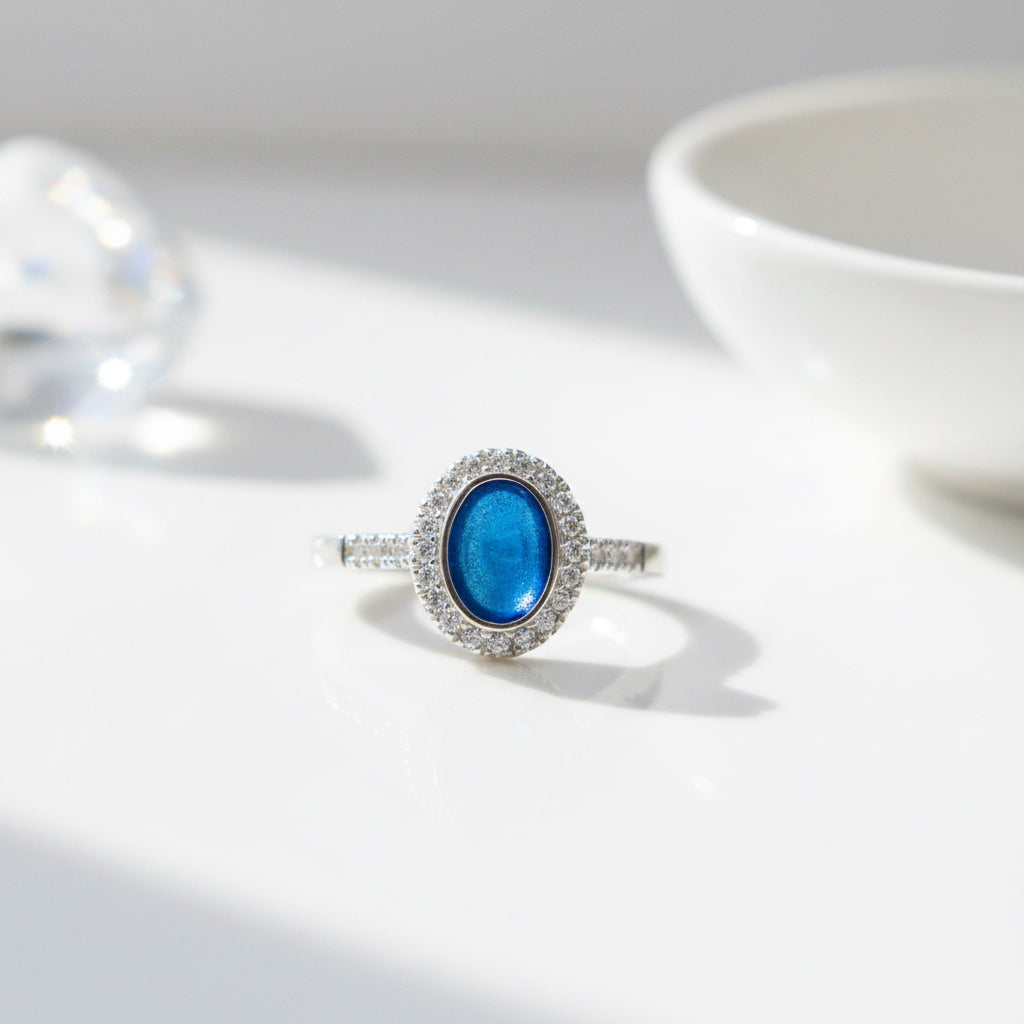 Oval Halo Ring