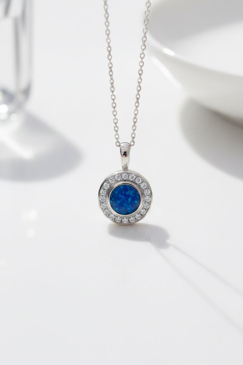 Circle Halo Pendant