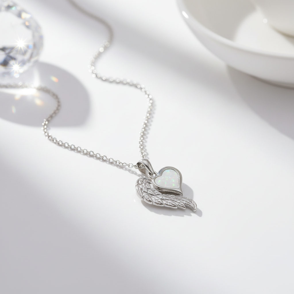 Angel Wing Stainless Steel Necklace
