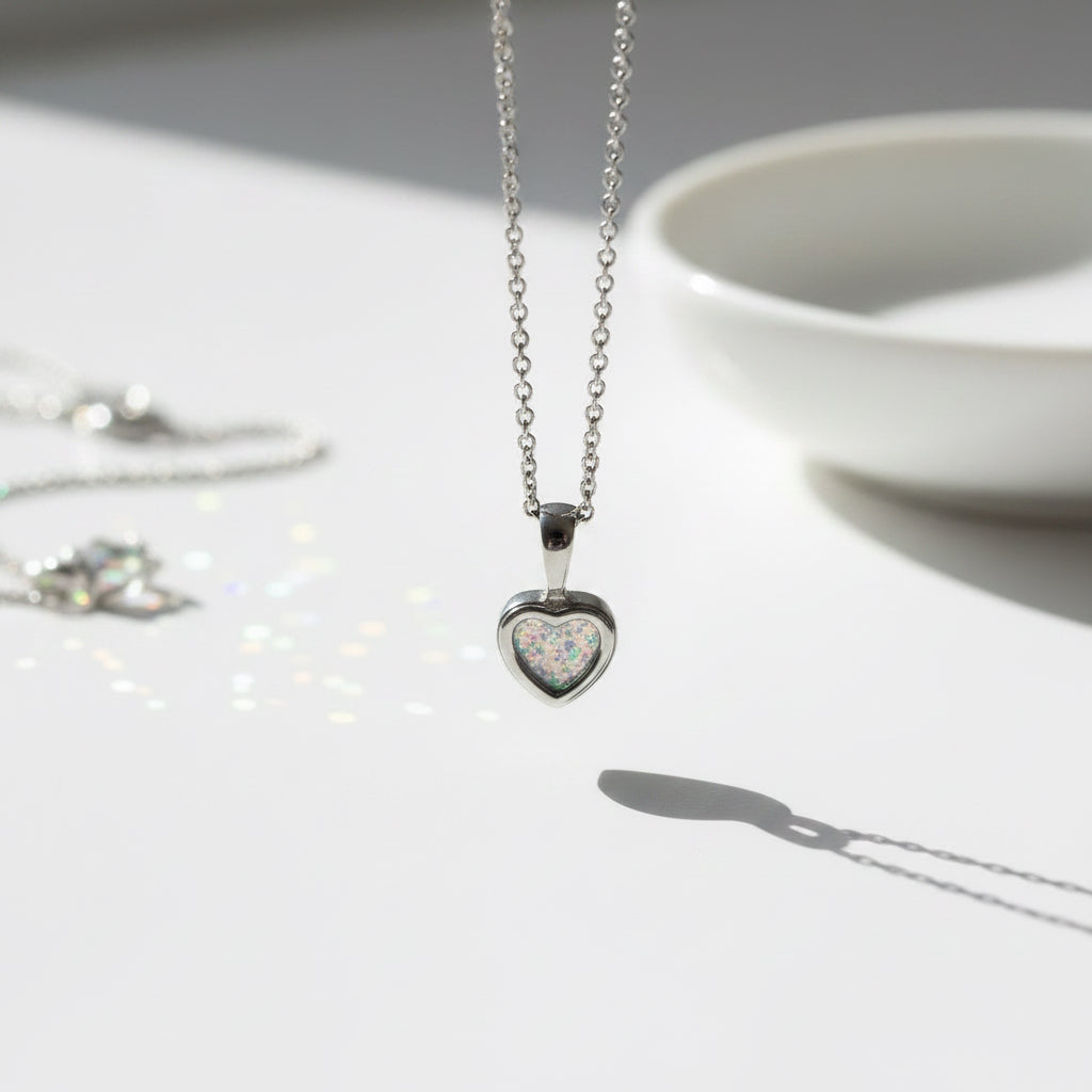 Mini Heart Stainless Steel Pendant