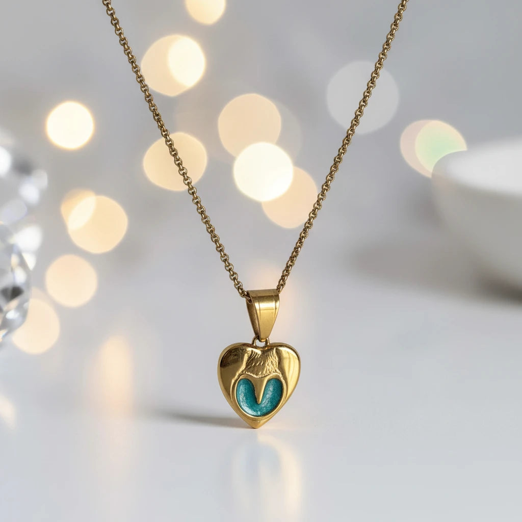 Horse Hoof Pendant 18ct Gold PVD