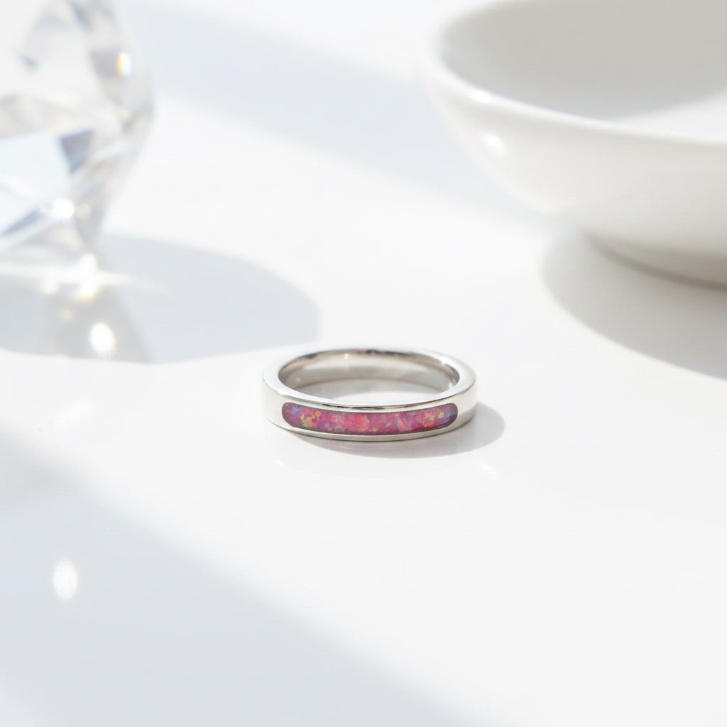 Ladies Half Channel Ring