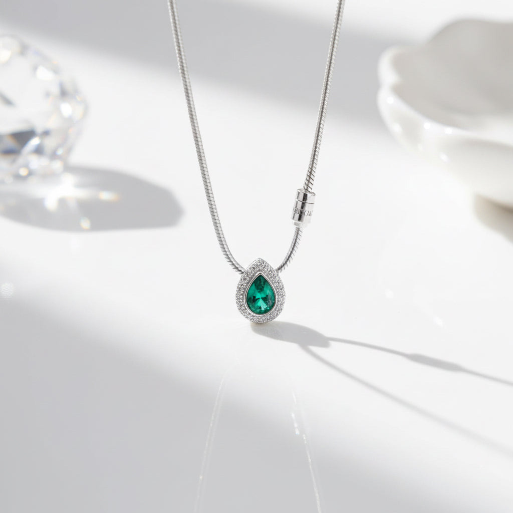 Teardrop Halo Charm