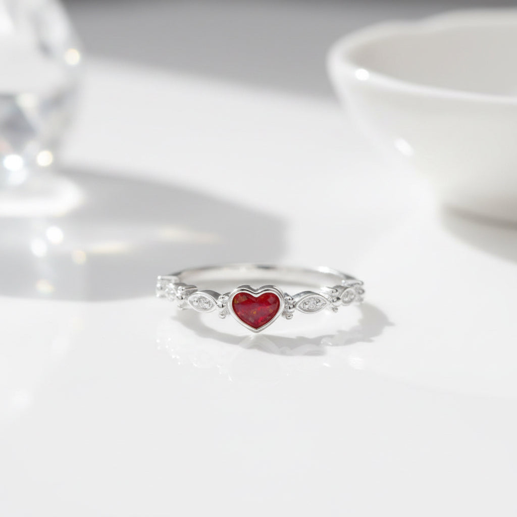 Heart Eternity Ring