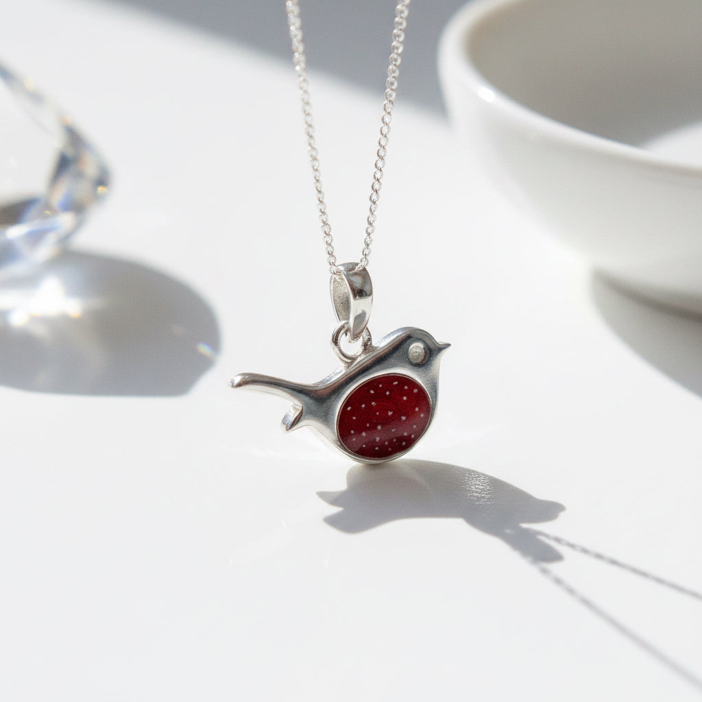 Robin Heart Pendant