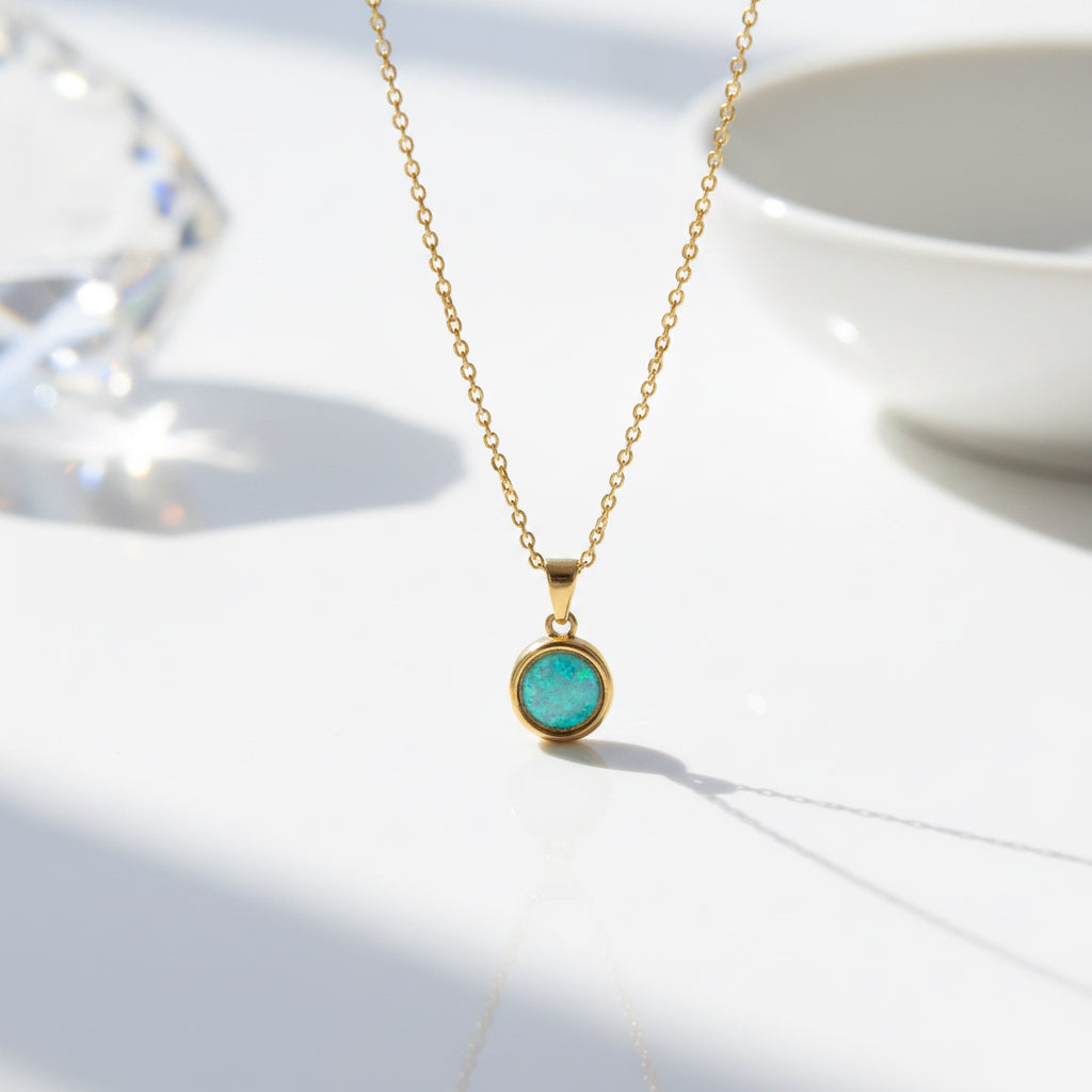 Circle Pendant 18ct Gold PVD