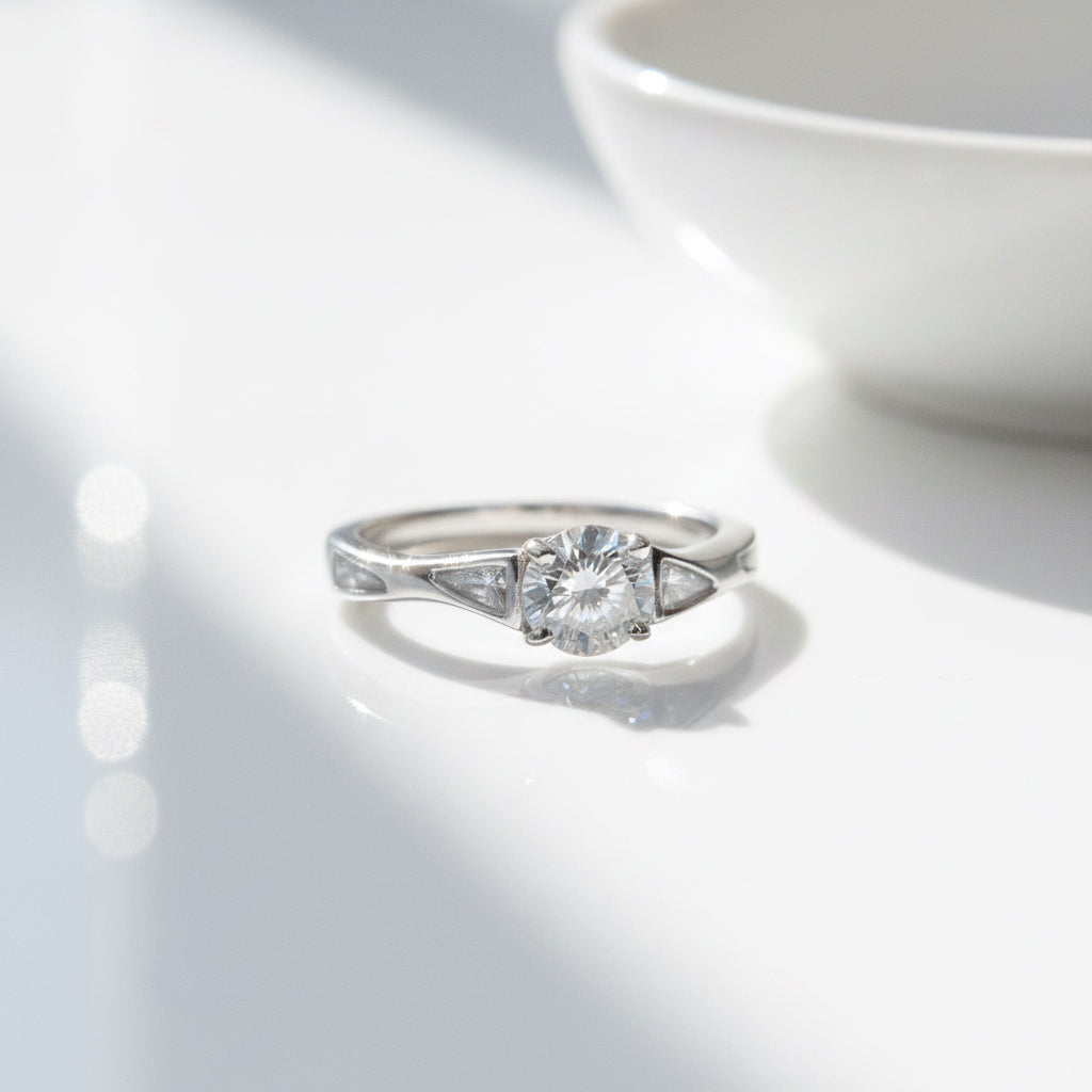 Solitaire Channel Ring