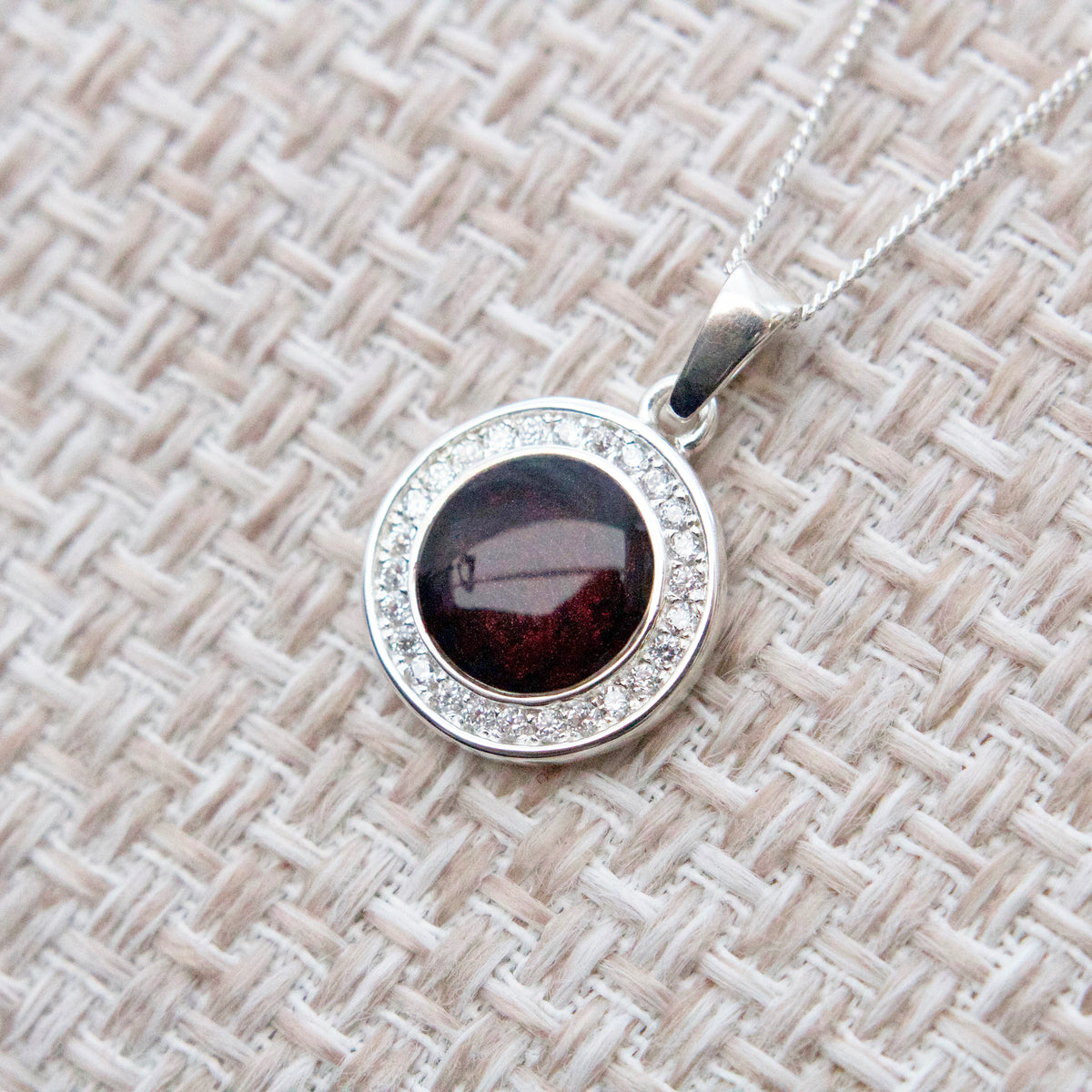 Mavis Halo Circle Pendant