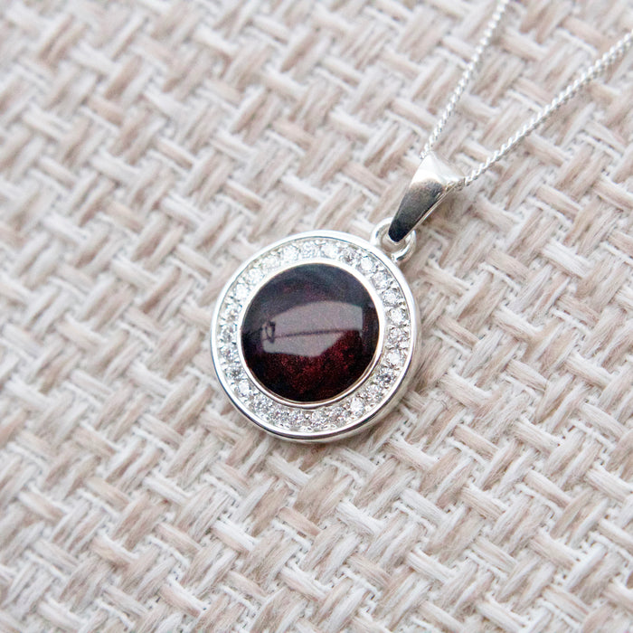 Mavis Halo Circle Pendant