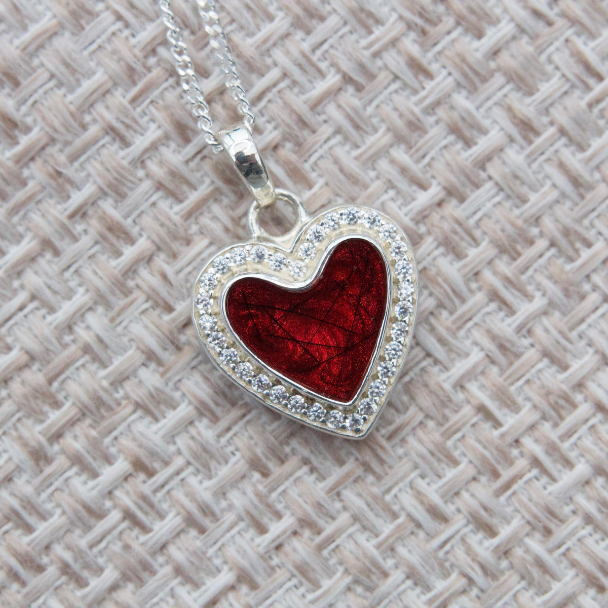 Imogen Crystal Heart Pendant