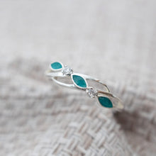 Triple Marquise Twist Ring