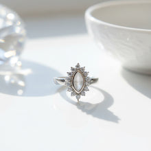 Sunburst Halo Ring