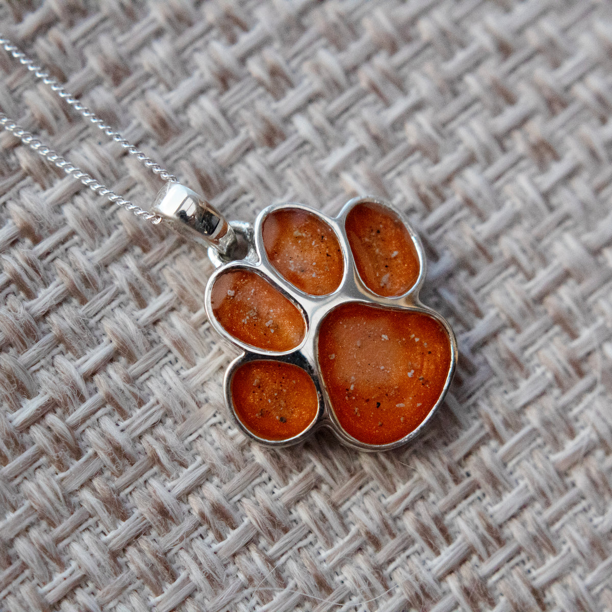 Holly Pawprint Pendant