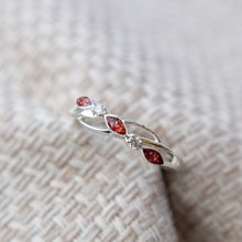 Triple Marquise Twist Ring