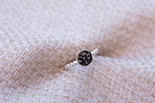 Beaded Solitaire Ring