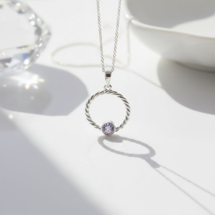 Twisted Circle Pendant