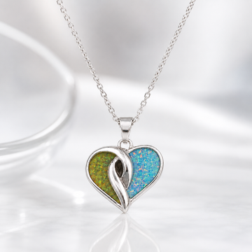 Double Heart Stainless Steel Pendant