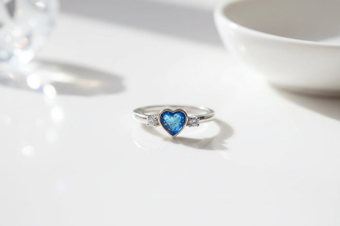 Heart Solitaire Ring