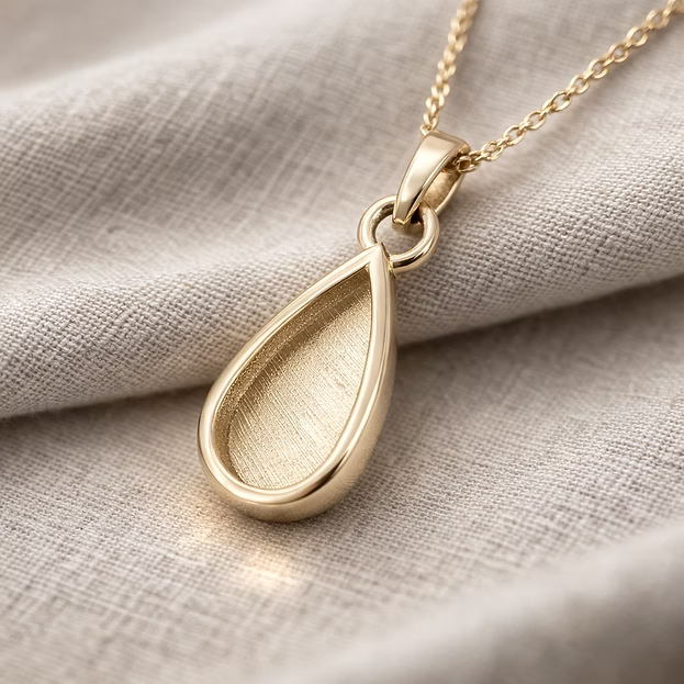 Gold Teardrop pendant