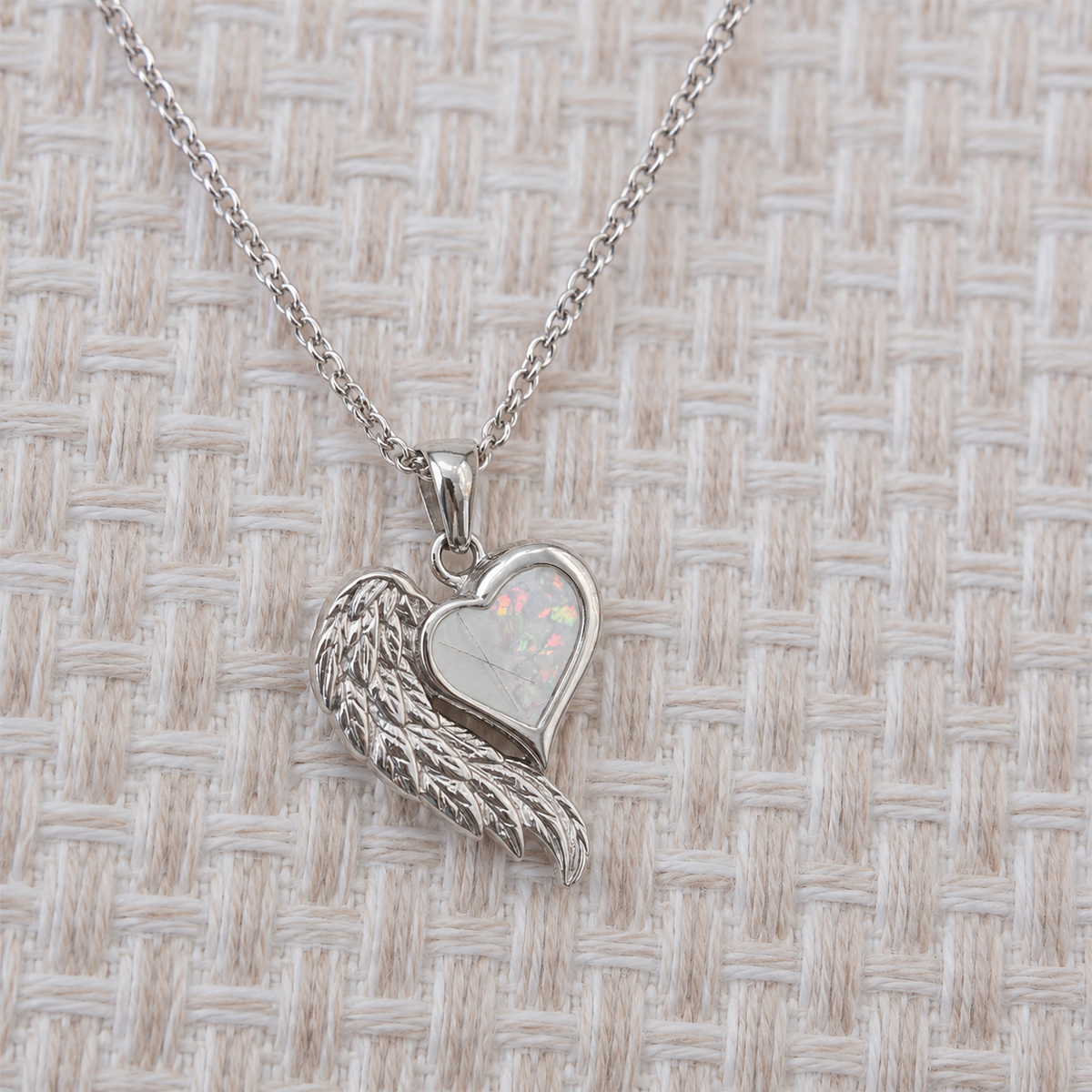 Angel Wing Stainless Steel Necklace