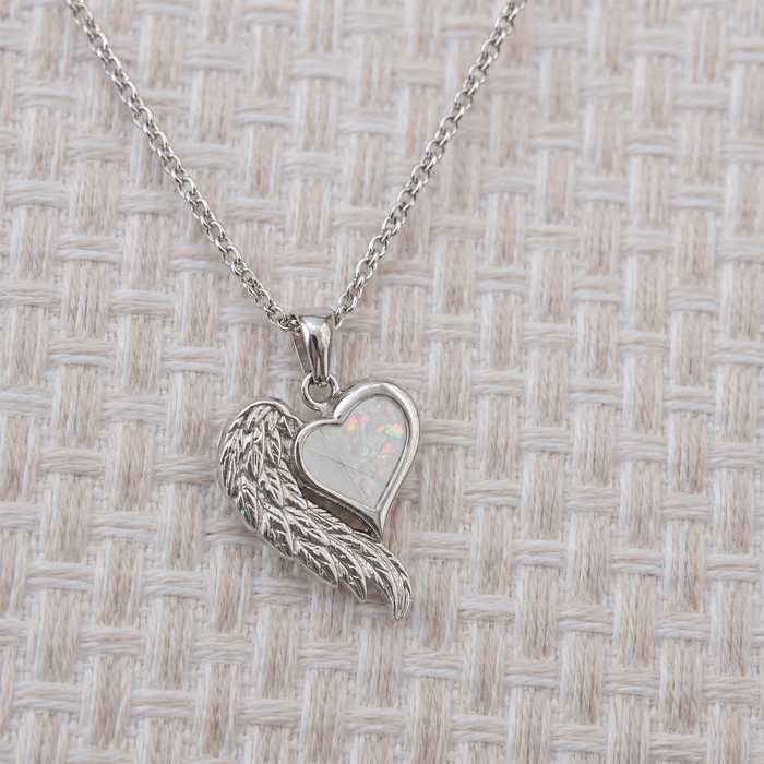 Angel Wing Stainless Steel Necklace