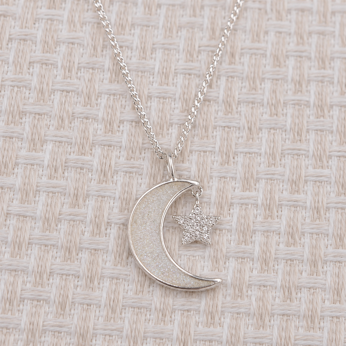 Moon and Star Pendant