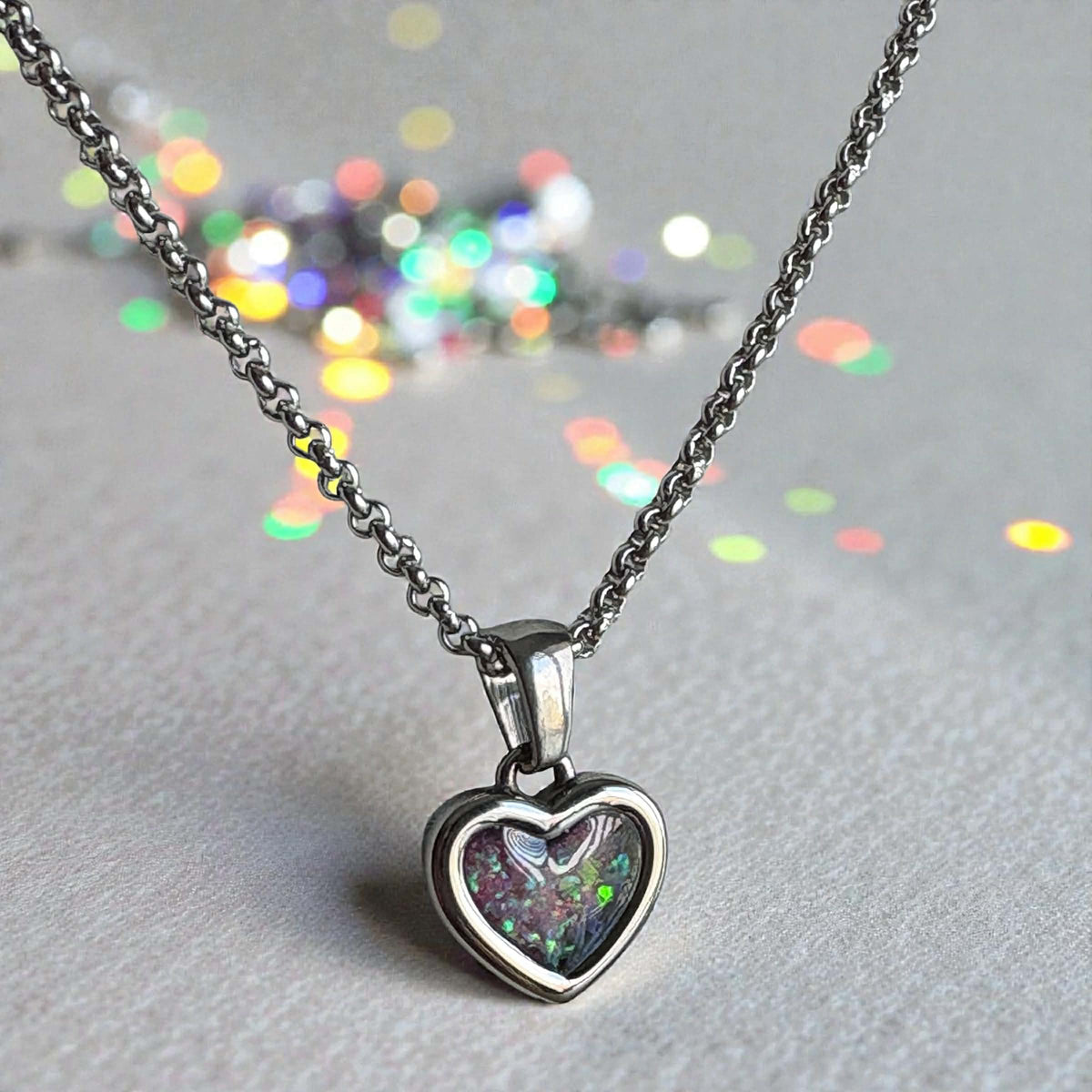 Mini Heart Stainless Steel Pendant