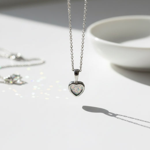 Mini Heart Stainless Steel Pendant