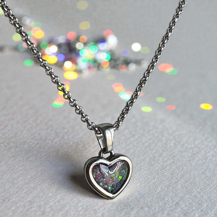 Mini Heart Stainless Steel Pendant