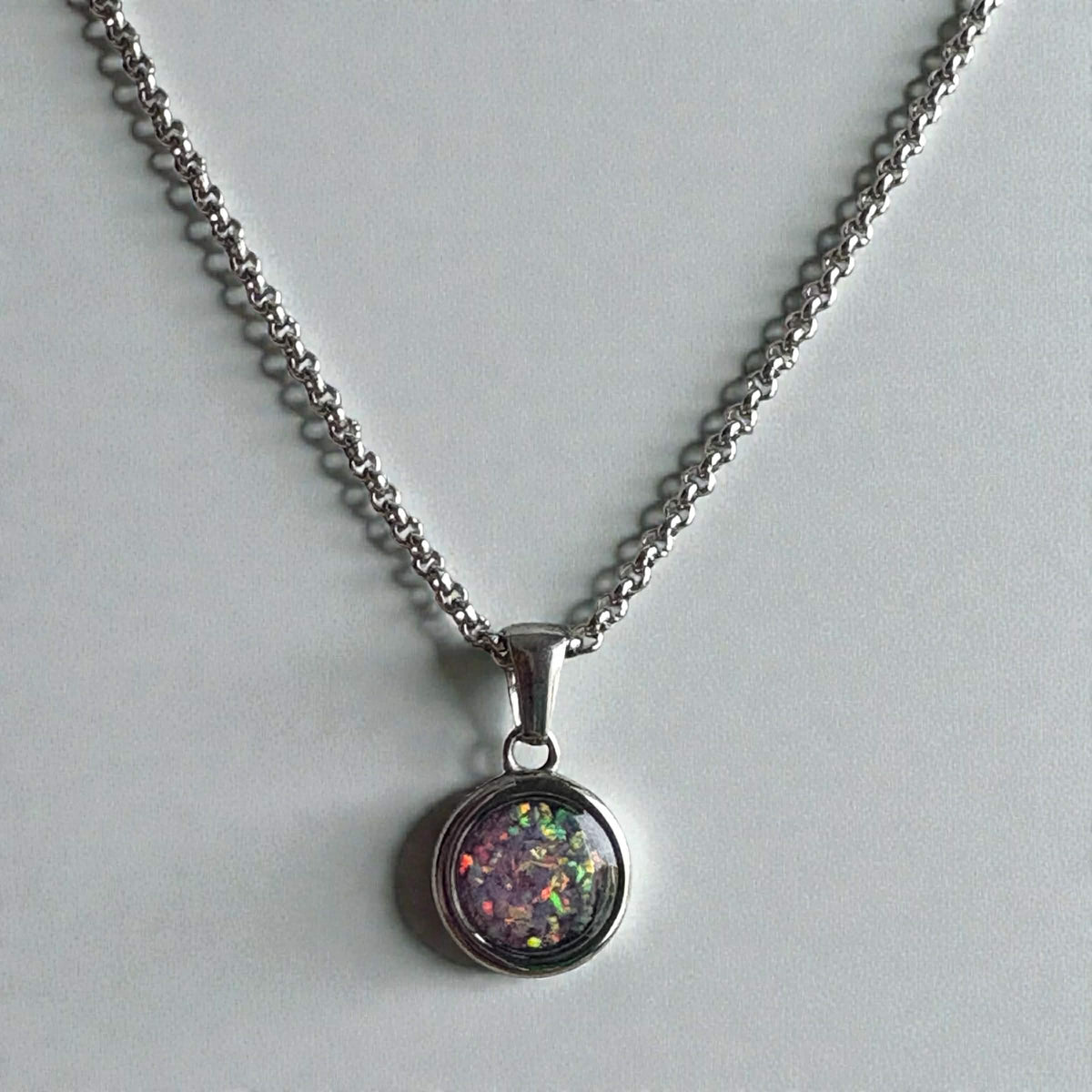Round Stainless Steel Pendant