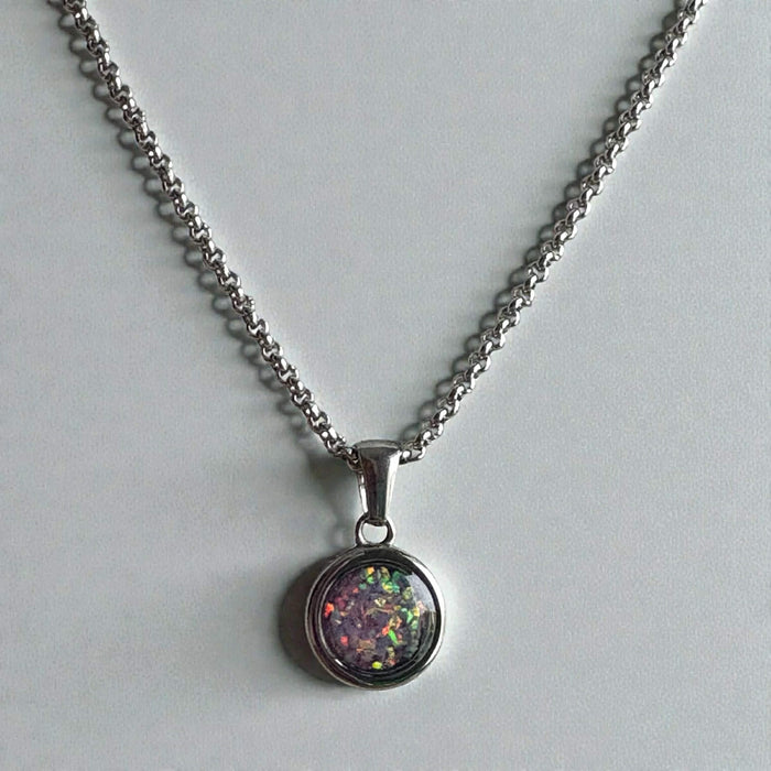 Round Stainless Steel Pendant