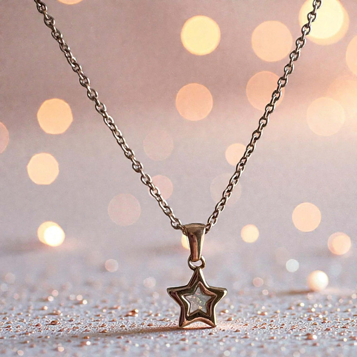 Mini Star Pendant 18ct Rose Gold PVD