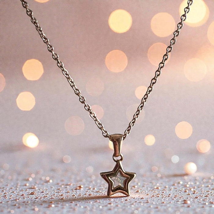 Mini Star Pendant 18ct Rose Gold PVD