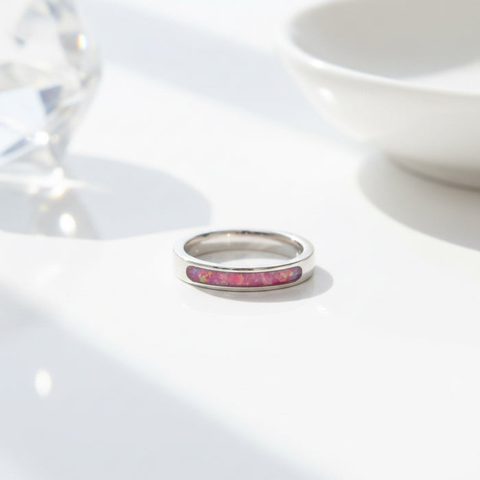 Ladies Half Channel Ring