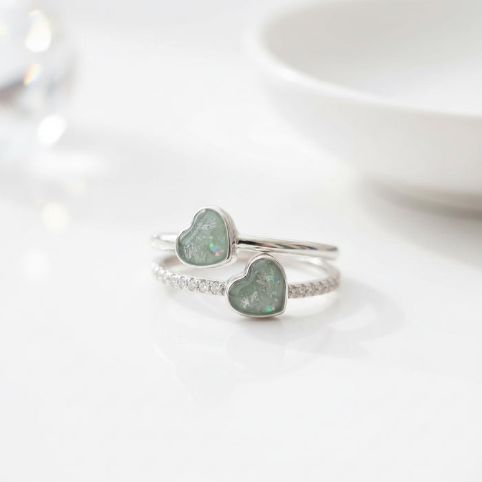 Twin Heart Ring