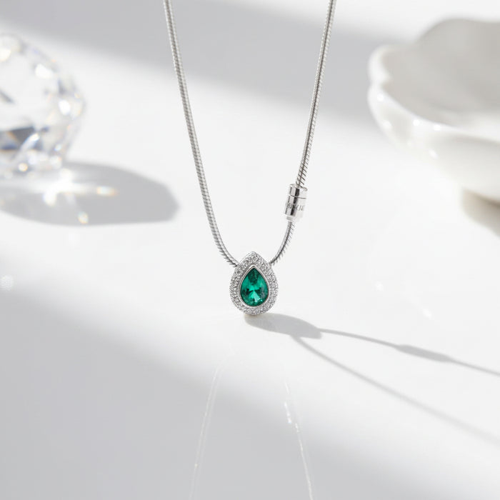 Teardrop Halo Charm
