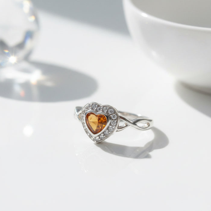 Heart Halo Ring