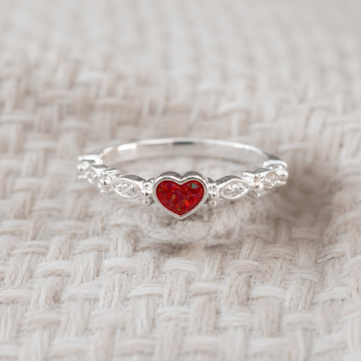 Olivia Heart Ring