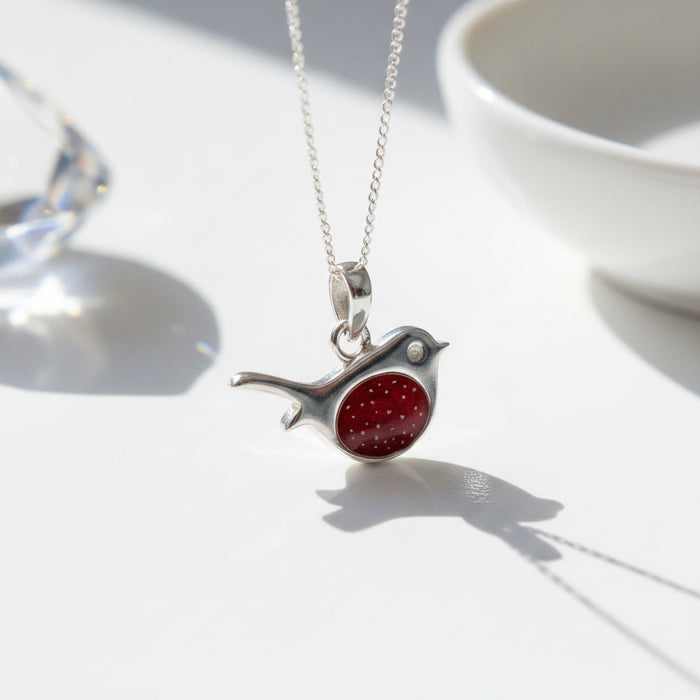 Robin Heart Pendant