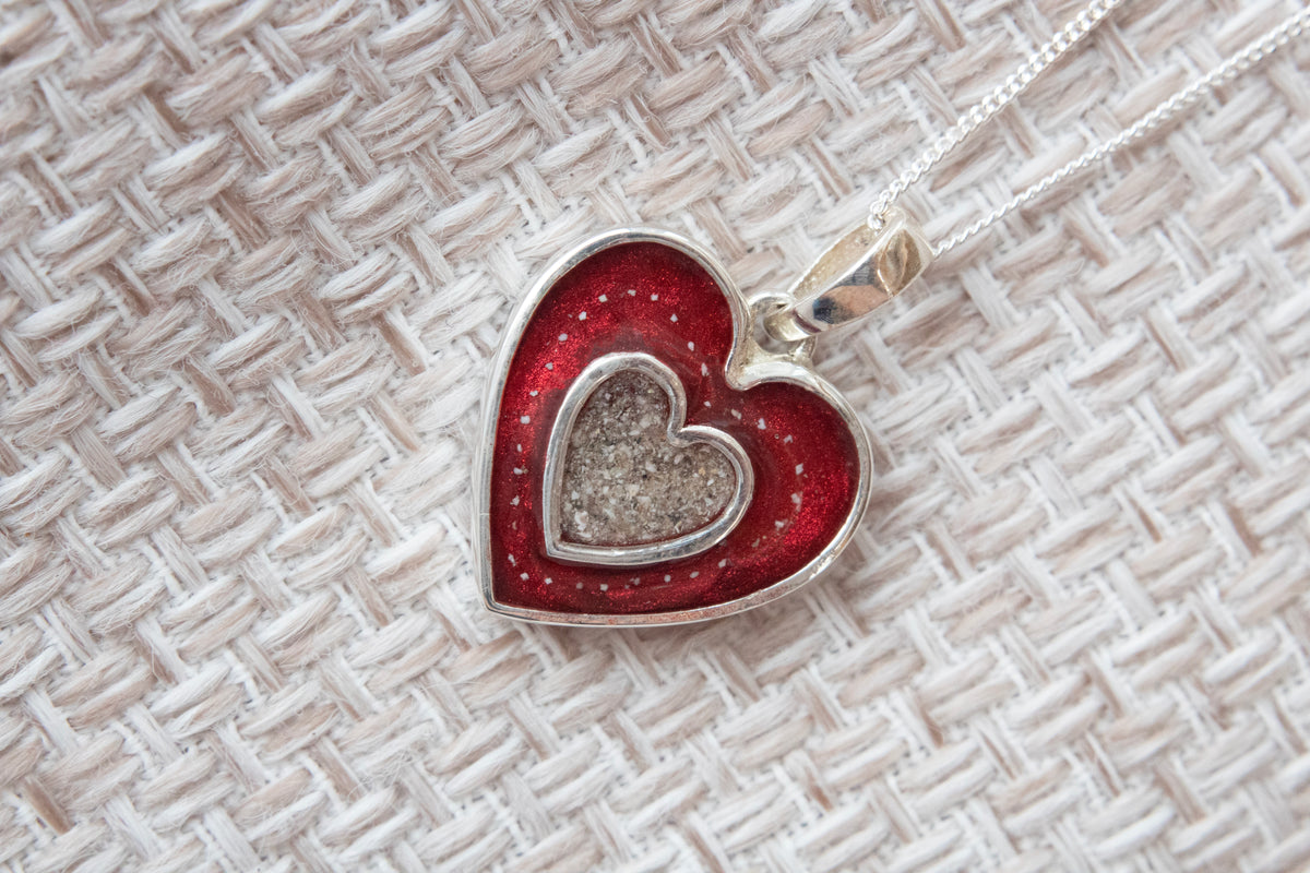 Ruby Heart Pendant