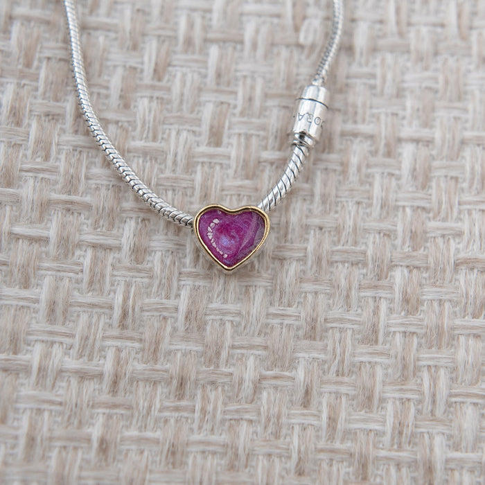 Heart Charm 18ct Gold PVD