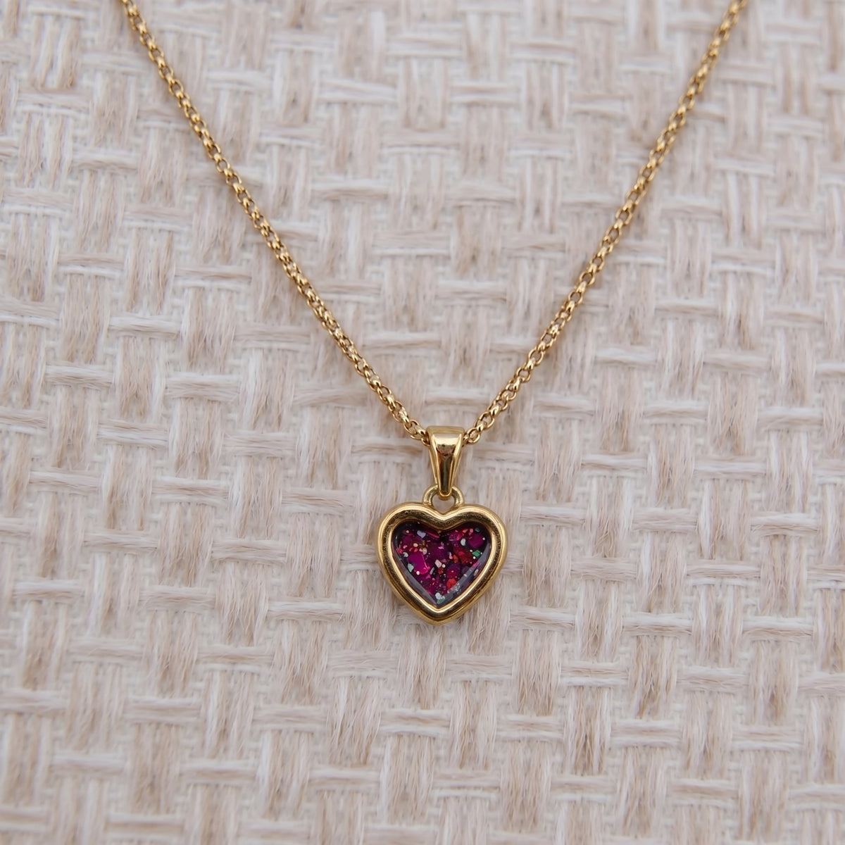 Heart Pendant 18ct Gold PVD