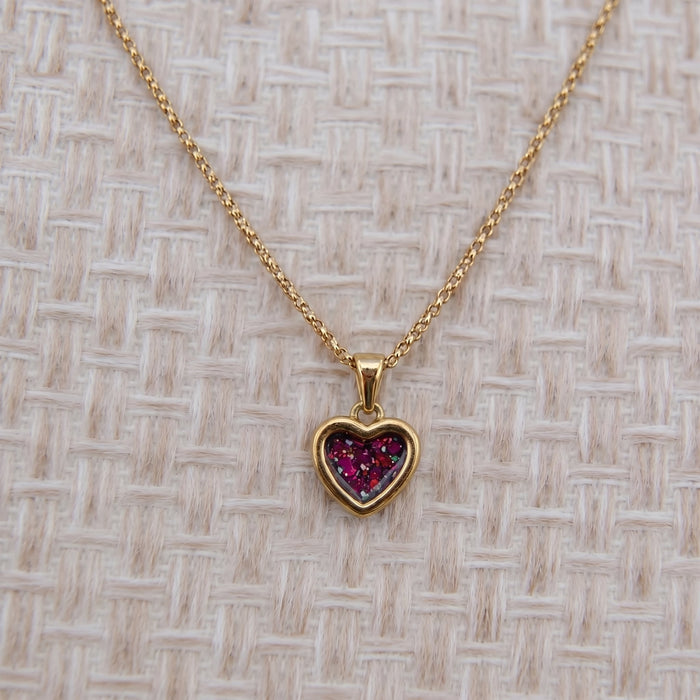 Heart Pendant 18ct Gold PVD