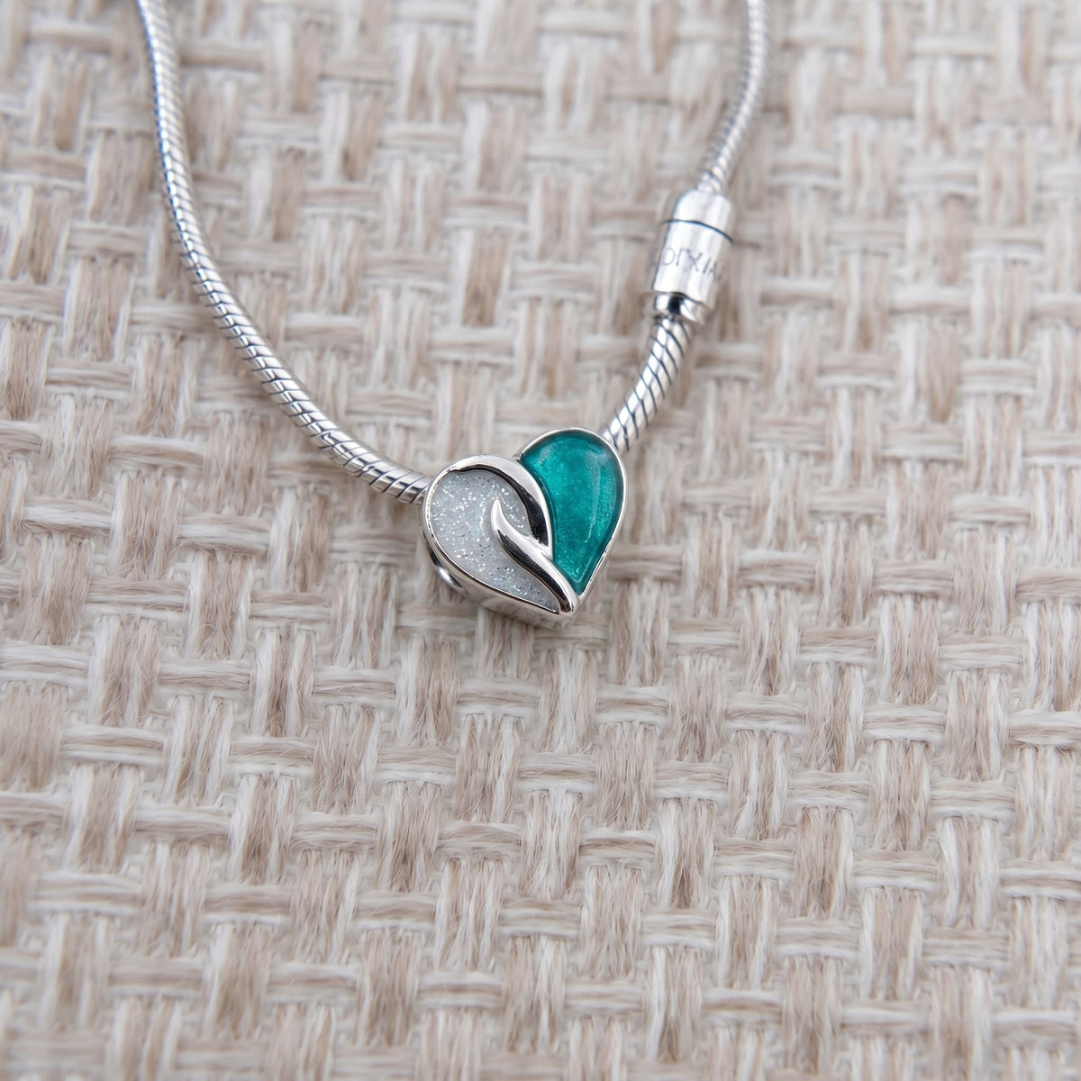 Double Heart Stainless Steel Charm