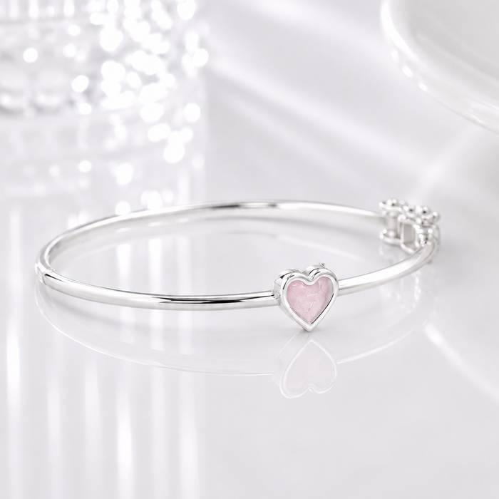 Bubble Heart Bangle