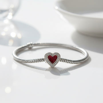 Crystal Heart Charm